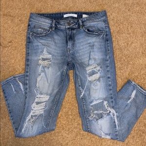 Eunina Low rise boyfriend crop